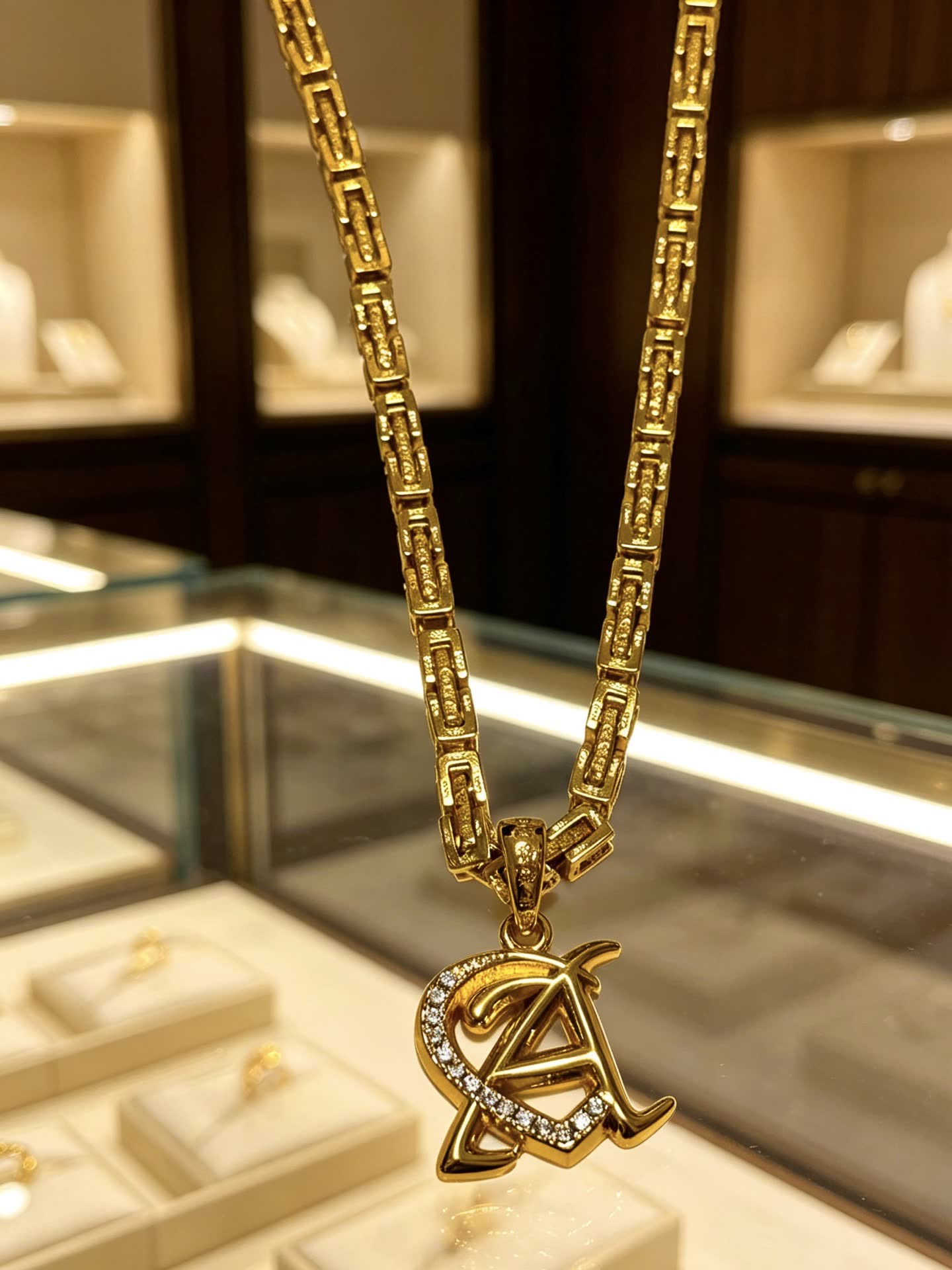 Chrome Hearts Gold Chain with Medusa Pendant